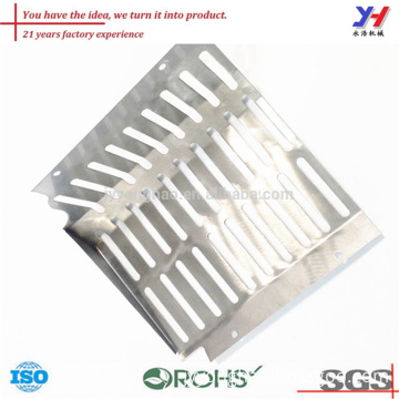 Custom sheet precision parts stainless steel stamping heat sink with safety cover